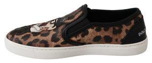 Leder Leopard #dgfamily Loafers Schuhe