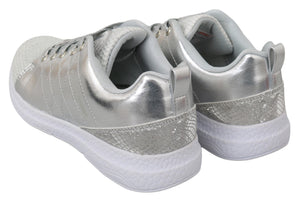 Gisella Silber Polyester Turnschuhe Schuhe