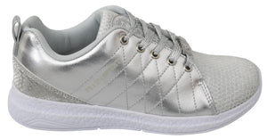 Gisella Silber Polyester Turnschuhe Schuhe