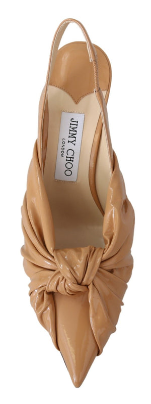 Elegante spitz zulaufende Lederpumps