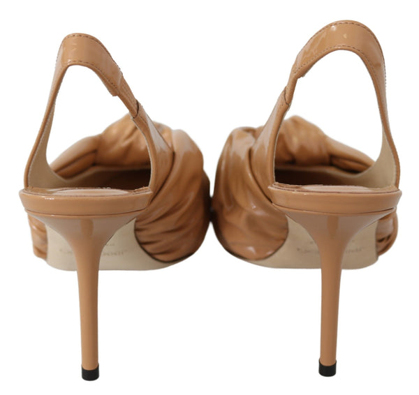Elegante spitz zulaufende Lederpumps