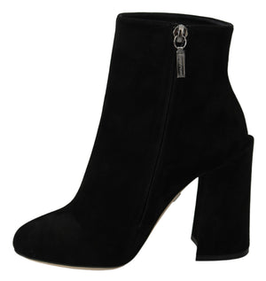 Schwarz Wildleder L'Amore E'Bellezza Stiefel Schuhe