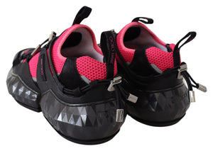 Elektrische Eleganz Leder Mesh Turnschuhe