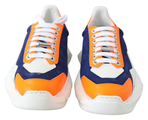 Electric Elegance Leder Mix Sneakers