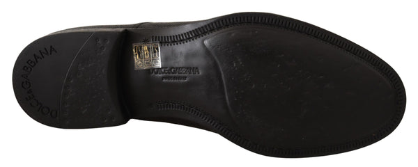 Schwarze Lederschnürschuhe für Herren Formaler Derby