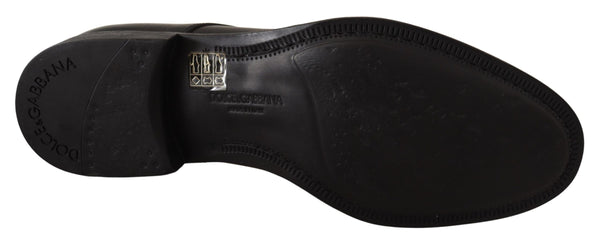 Schwarze Lederschnürschuhe für Herren Formaler Derby