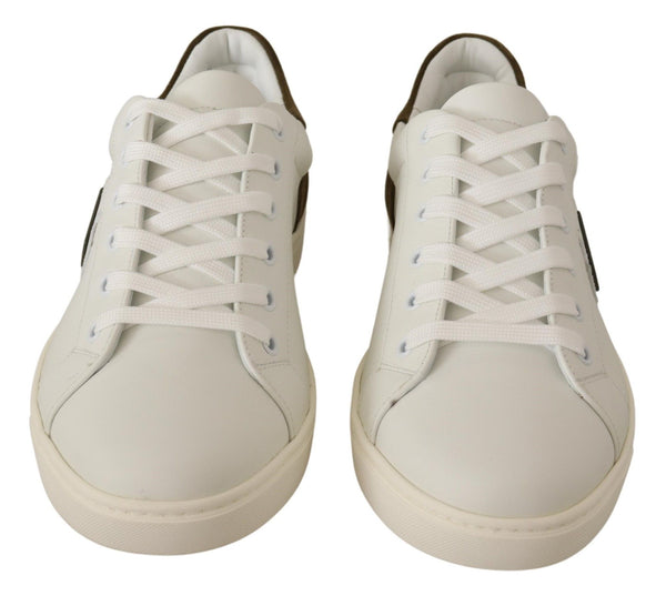 Weiß Wildleder Leder Herren Low Tops Turnschuhe