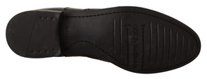 Schwarz Leder Knöchel hohe flache Stiefel Schuhe