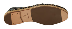 Blau Gray Slip On Buffalo Espadrille Schuhe