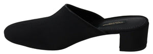 Schwarze Grosgrain-Sandalen Sandalen Frauen Schuhe