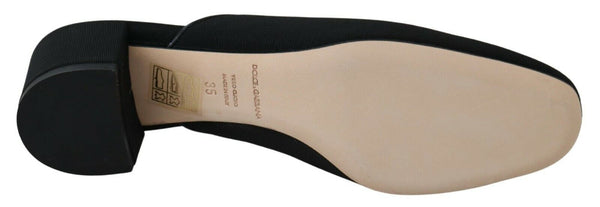 Schwarze Grosgrain-Sandalen Sandalen Frauen Schuhe