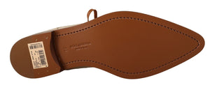 Weiße Aalleder Schnürschuhe Formelle Flats Schuhe