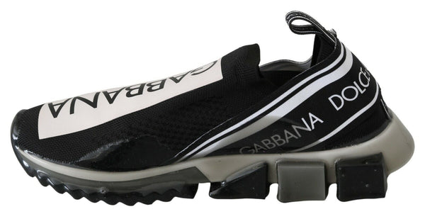 Schwarz Weiß SORRENTO Sport Stretch Sneakers