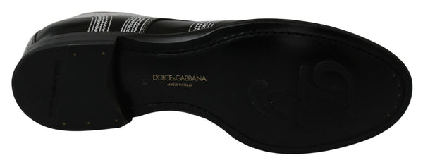 Schwarze Leder Derby Formal Weiße Spitzenschuhe