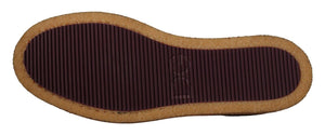 Braun Wildleder Slip On Flats Mokassin Schuhe