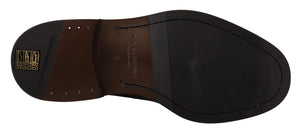 Schwarzes Leder Kleid Formelle Derby Schuhe