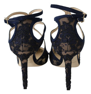 Marineblaue Lancer Leder Pumps Eleganz entfesselt