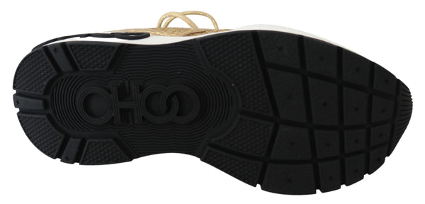 Golden Glamour Mesh Leder Turnschuhe