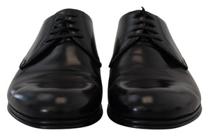 Schwarze Lederschuhe für formelle Anlässe