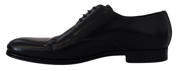 Schwarze Lederschuhe für formelle Anlässe