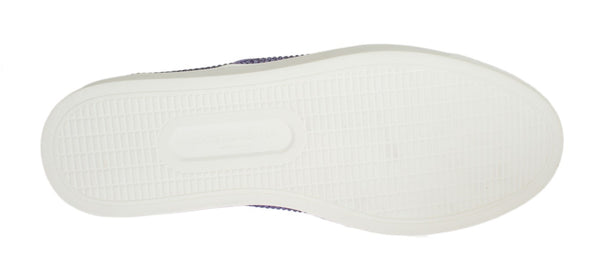 Lila Strass Canvas Logo Sneakers