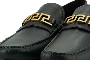 Elegante Herren Loafers aus schwarzem Kalbsleder