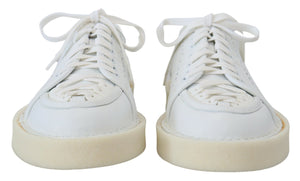 Weiß Leder Low Top Oxford Turnschuhe Freizeitschuhe