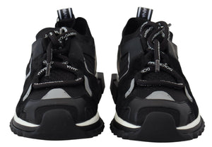 Schwarz Mesh Sorrento Trekking Turnschuhe Schuhe