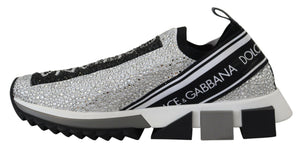 Silber Strass Sorrento Turnschuhe Schuhe
