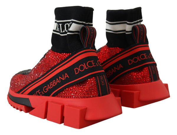 Rot Bling Sorrento Turnschuhe Socken Schuhe