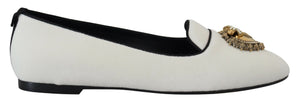 Weiß Samt Slip Ons Loafers Flats Schuhe