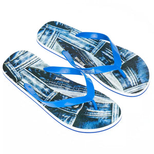 Hellblaue EVA Herren-Sandale