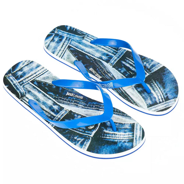 Hellblaue EVA Herren-Sandale