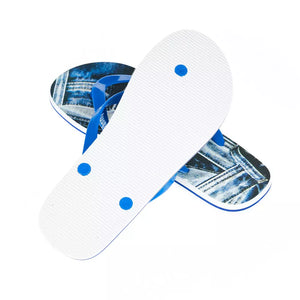 Hellblaue EVA Herren-Sandale