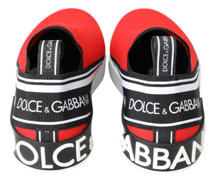 Rot Weiß Flache Turnschuhe Loafers Schuhe