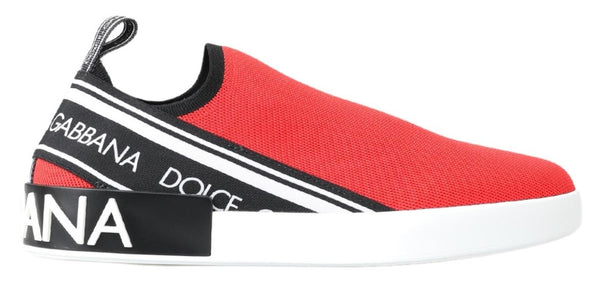 Rot Weiß Flache Turnschuhe Loafers Schuhe