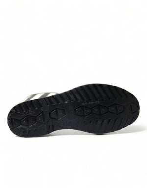 Schwarze kniehohe flache Gummistiefel Schuhe