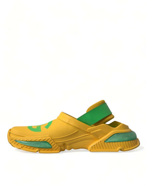 Gelb Grün Gummi Clogs Männer Pantoffeln Männer Schuhe