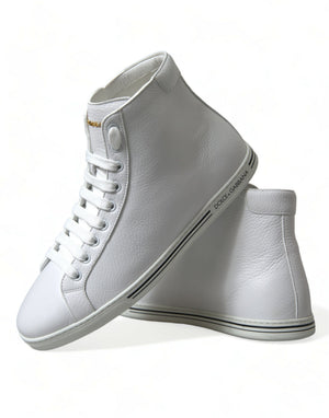 Weiß Saint Tropez High Top Männer Turnschuhe Schuhe