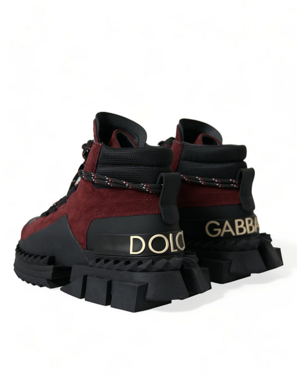 Burgundy Super King High Top Männer Turnschuhe Schuhe