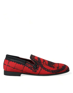 Rot Schwarz Torero Loafers Pantoffeln Männer Schuhe