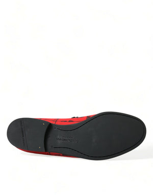 Rot Schwarz Torero Loafers Pantoffeln Männer Schuhe
