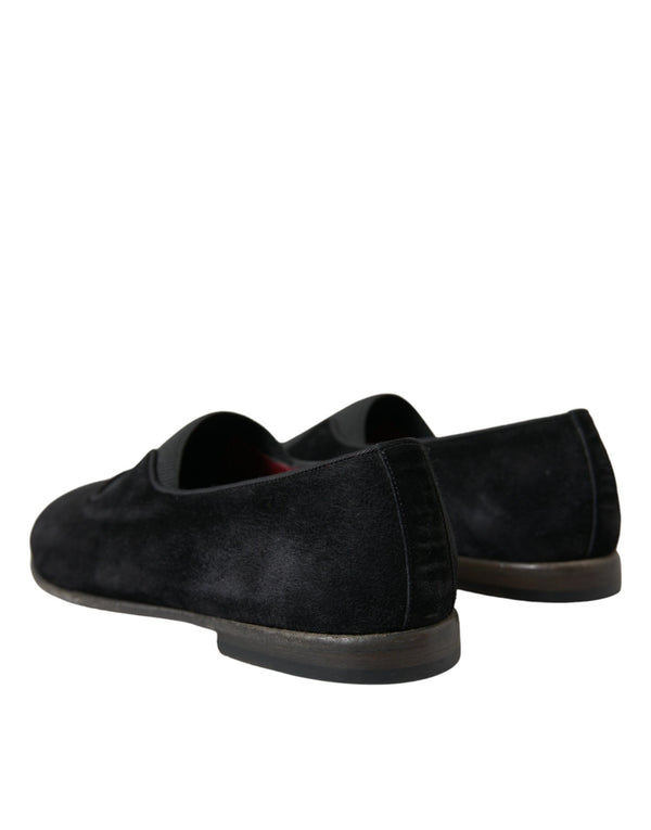 Schwarz RUNWAY Velour AMALFI Loafers Schuhe