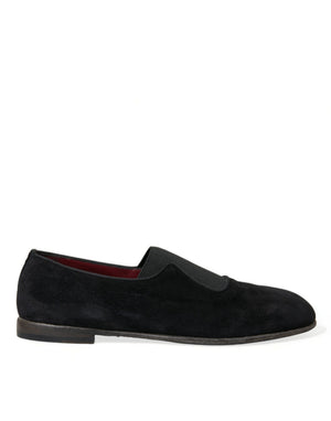 Schwarz RUNWAY Velour AMALFI Loafers Schuhe