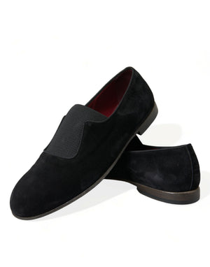 Schwarz RUNWAY Velour AMALFI Loafers Schuhe