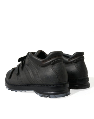 Schwarzes Leder Riemen Männer Stiefelette Schuhe