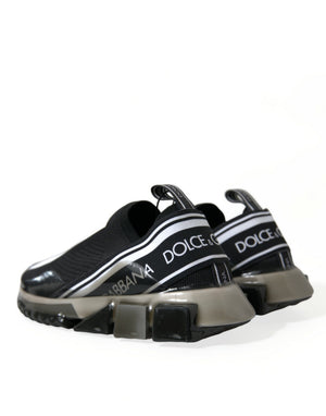Schwarz Weiß Slip On Sneakers Sorrento Schuhe