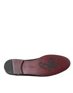 Schwarz Wildleder Loafers Formal Kleid Slip On Schuhe