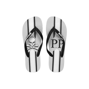 Grauer Polyester Damen Flip Flop