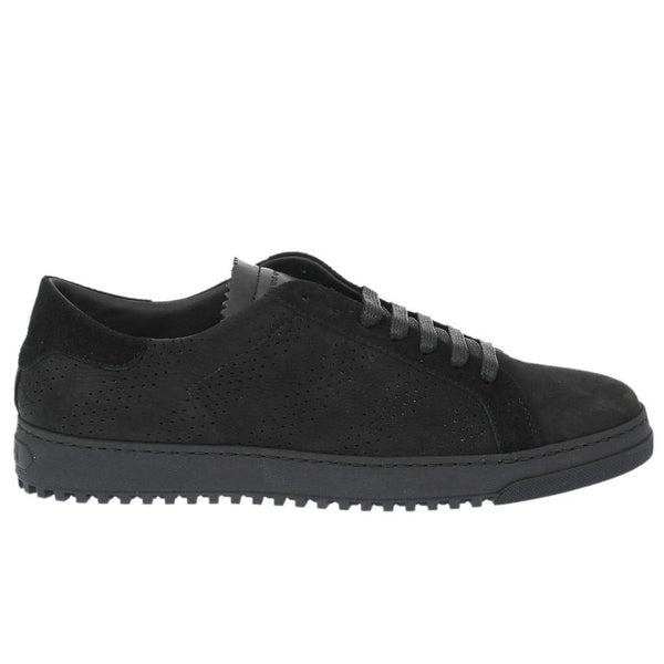 Schwarzes Kalbsleder Damen Sneaker